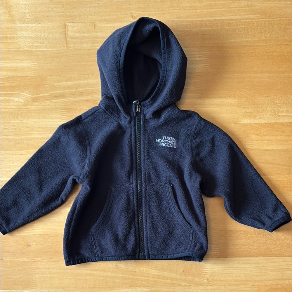 The North Face Black Sweatshirt with Attached Hood